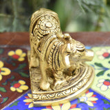 Brass Cow and Calf for Pooja and Home Decorative | Kaamdhenu