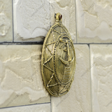 Brass Dhokra Handcrafted Wall Mountable Moon Mask