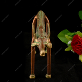 Brass Tribal Art Figurine