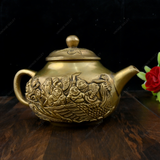 Brass Kettle Showpiece