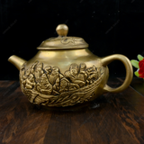Brass Kettle Showpiece
