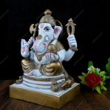 Brass Ganesha Charbhuja Idol