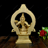 Brass Goddess Saraswati Idol Arch