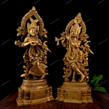 Brass Radha Krishna - 14 Inches