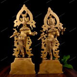 Brass Radha Krishna - 14 Inches