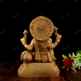 Brass Laxmi on Oval Paoti