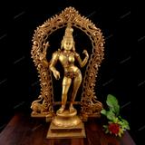 Brass Ardhnareshwar Statue Showpiece