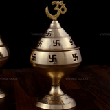 Brass Round Goblet Akhand Diya