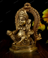 Brass Lord Kuber Idol Fine Work