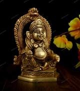 Brass Lord Kuber Idol Fine Work