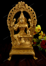 BRASS ARCH LORD LAXMI IDOL