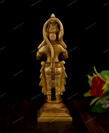 Brass Hanuman Idol for Pooja and Home Decor