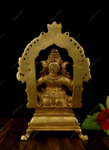 Brass Music Ganesha Idol - Tabla