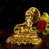 White Metal Golden Oxidized Bal Gopal Makhan