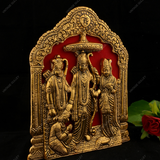 White Metal Lord Ram Darbar Idol