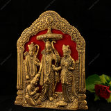 White Metal Lord Ram Darbar Idol