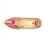 Women's Traditional Slip-On Mojari Jutti, Rajasthani Jutti - Vintage Gulley