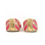 Women's Traditional Slip-On Mojari Jutti, Rajasthani Jutti - Vintage Gulley