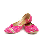 Women's Traditional Slip-On Mojari Jutti, Rajasthani Jutti - Vintage Gulley