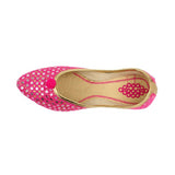 Women's Traditional Slip-On Mojari Jutti, Rajasthani Jutti - Vintage Gulley