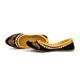 Women's Traditional Slip-On Mojari Jutti, Rajasthani Jutti - Vintage Gulley