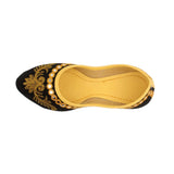 Women's Traditional Slip-On Mojari Jutti, Rajasthani Jutti - Vintage Gulley