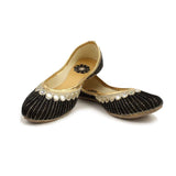 Women's Traditional Slip-On Mojari Jutti, Rajasthani Jutti - Vintage Gulley