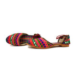 Women's Traditional Slip-On Mojari Jutti, Rajasthani Jutti - Vintage Gulley