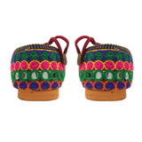 Women's Traditional Slip-On Mojari Jutti, Rajasthani Jutti - Vintage Gulley