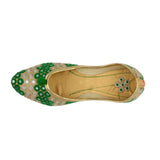 Women's Traditional Slip-On Mojari Jutti, Rajasthani Jutti - Vintage Gulley
