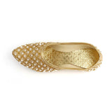 Women's Traditional Slip-On Mojari Jutti, Rajasthani Jutti - Vintage Gulley
