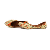 Women's Traditional Slip-On Mojari Jutti, Rajasthani Jutti - Vintage Gulley