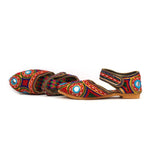 Women's Traditional Slip-On Mojari Jutti, Rajasthani Jutti - Vintage Gulley
