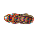 Women's Traditional Slip-On Mojari Jutti, Rajasthani Jutti - Vintage Gulley