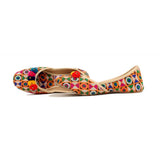 Women's Traditional Slip-On Mojari Jutti, Rajasthani Jutti - Vintage Gulley