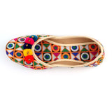 Women's Traditional Slip-On Mojari Jutti, Rajasthani Jutti - Vintage Gulley