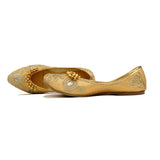 Women's Traditional Slip-On Mojari Jutti, Rajasthani Jutti - Vintage Gulley