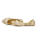 Women's Traditional Slip-On Mojari Jutti, Rajasthani Jutti - Vintage Gulley