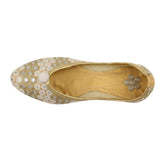 Women's Traditional Slip-On Mojari Jutti, Rajasthani Jutti - Vintage Gulley
