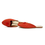 Women's Traditional Slip-On Mojari Jutti, Rajasthani Jutti - Vintage Gulley