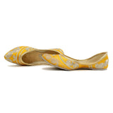 Women's Traditional Slip-On Mojari Jutti, Rajasthani Jutti - Vintage Gulley