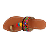 Women's Traditional Slip-On Mojari Jutti, Rajasthani Jutti - Vintage Gulley