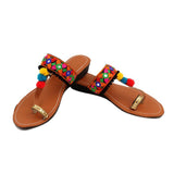 Women's Traditional Slip-On Mojari Jutti, Rajasthani Jutti - Vintage Gulley