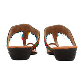 Women's Traditional Slip-On Mojari Jutti, Rajasthani Jutti - Vintage Gulley