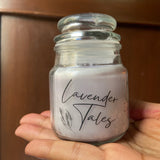 Lavender Tales Scented Vegan Soy Wax Candle - 3 Oz