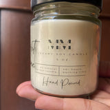 Midnight Jasmine Scented Vegan Soy Wax Candle - 5 Oz