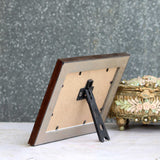 GOLDEN LEAVES PHOTO FRAME WITH STAND - 4" X 6" (HORIZONTAL) - Vintage Gulley