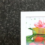 White Photo Frame with Stand - 5" x 7" (HORIZONTAL) - Vintage Gulley