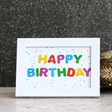 WHITE PHOTO FRAME WITH STAND - 4" X 6" (HORIZONTAL) - Vintage Gulley