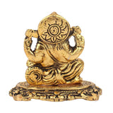 White Metal Small Ganesha Book